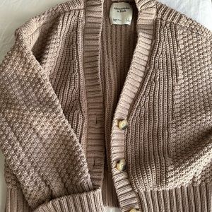 Abercrombie brown cardigan